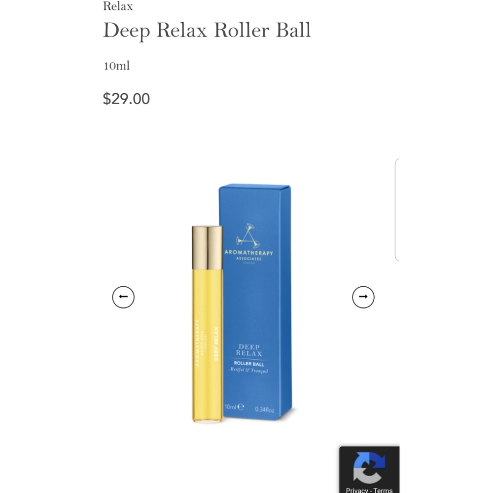 Aromatherapy Deep Relax roller ball